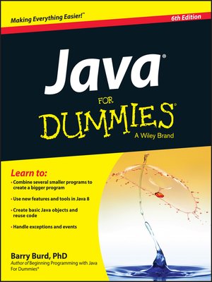 cover image of Java For Dummies